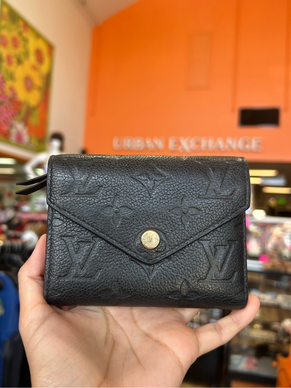 Black Louis Vuitton Victorine Wallet